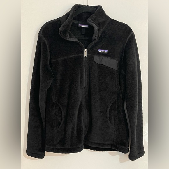 Patagonia, Fleece Full Zip Jacket, Black, Medium - Picture 1 of 4